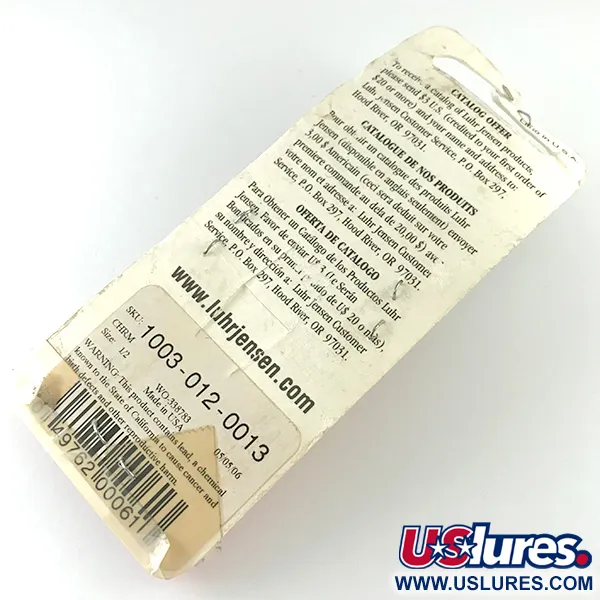 Luhr Jensen Krocodile Die #4 Cucharilla, Níquel, 14g, Lanzado, #6230