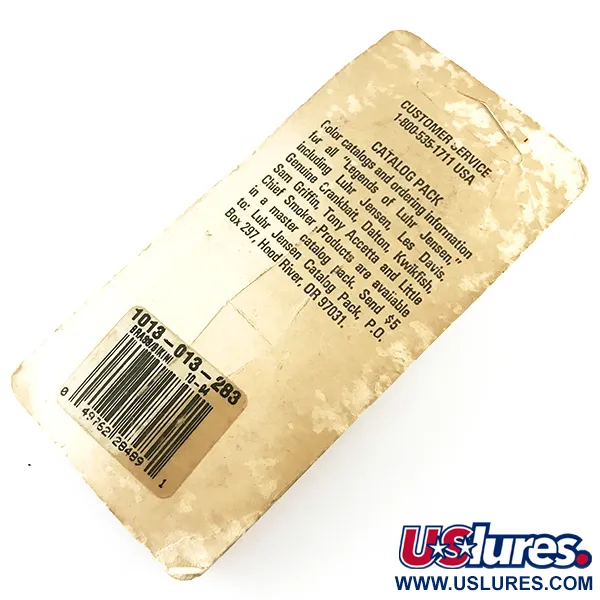 Luhr Jensen Krocodile Stubby Cucharilla, Trout UV Glow, 11.3g, #6231