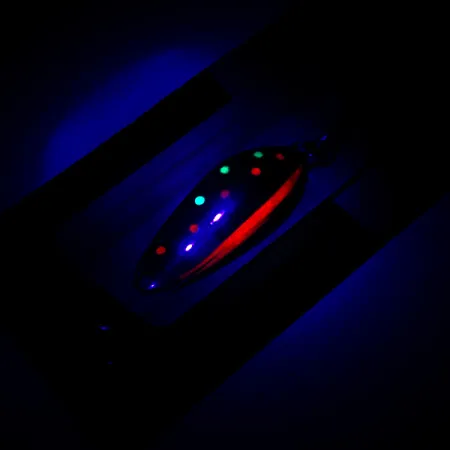 Luhr Jensen Krocodile Stubby Cucharilla, Trout UV Glow, 11.3g, #6231