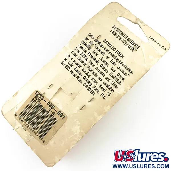 Luhr Jensen Pro Wobbler Cucharilla, Oro, 11g, Vintage OVP, #6232