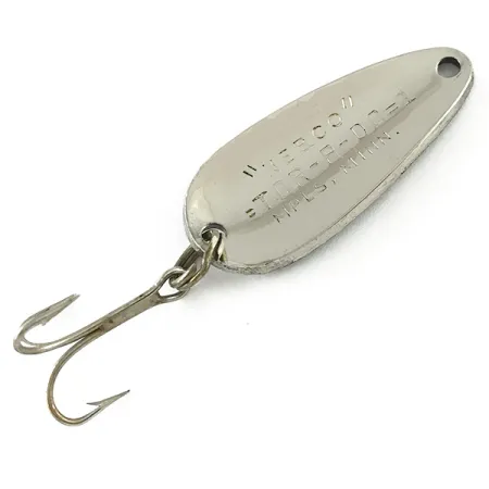 Cucharilla Nebco Tor-P-Do 1, Níquel martillado / Negro, 7g, #6235