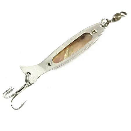 Cucharilla Worth Demon Abalone Spoon, Níquel / Perla, 5g, #6250