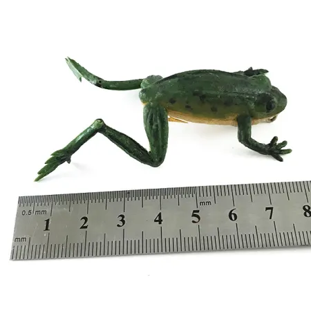 Delong Frog Señuelo rana, Verde, 5g, Anzuelo simple, #6251