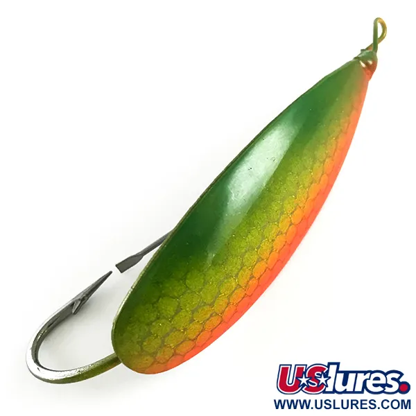 Johnson Silver Minnow Cucharilla Anti-algas, Verde/Níquel/UV, 21g, #6259