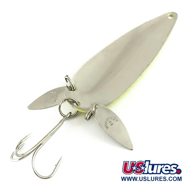 Marathon (with sonic blades) Cucharilla, Amarillo/Níquel, 17g, UV, #6260