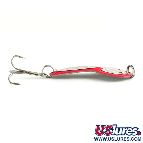 Acme Dazzler #2 UV Cucharilla, Plata/Rojo, 7g, Reacción UV, #6262