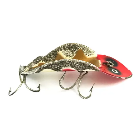 Buck Perry Spoonplug Cucharilla, Rojo/Oro/Plata, 10g, #6263