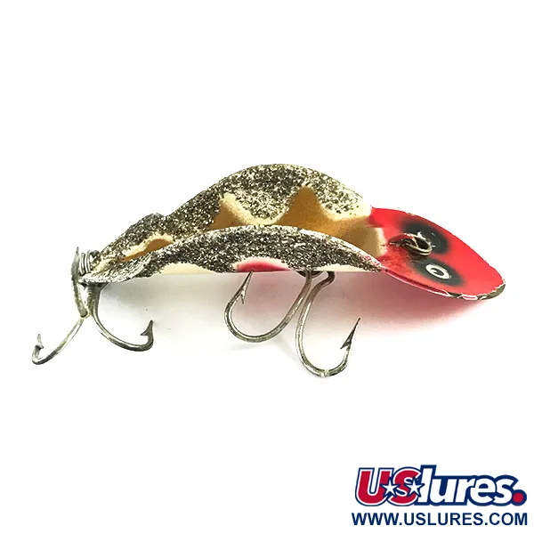 Buck Perry Spoonplug Cucharilla, Rojo/Oro/Plata, 10g, #6263