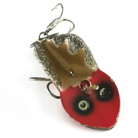 Buck Perry Spoonplug Cucharilla, Rojo/Oro/Plata, 10g, #6263