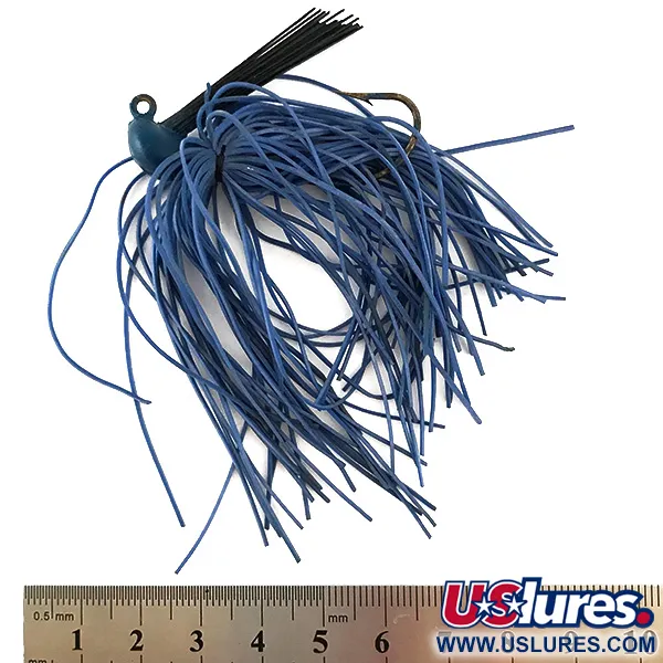Bass Jig, Azul, 10g, Anti-maleza, #6324