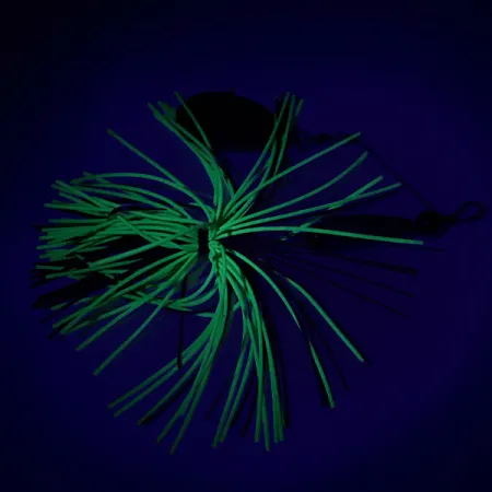 Spinner Bait Spinnerbait, Latón/Níquel/Amarillo UV, 12g, UV activo, #6327