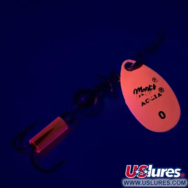 Mepps Aglia 0 Cucharilla, Fluorescent Orange, 2,5g, UV, #6330