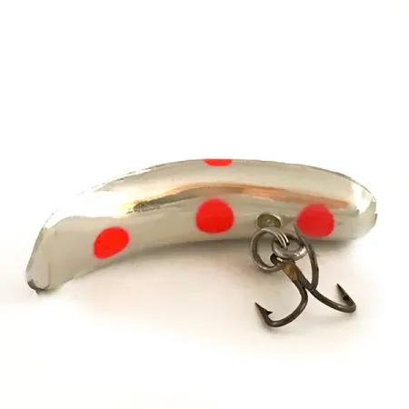 Yakima Bait FlatFish F4 UV Señuelo, Plata / Rojo, 1.7g, UV, #6360