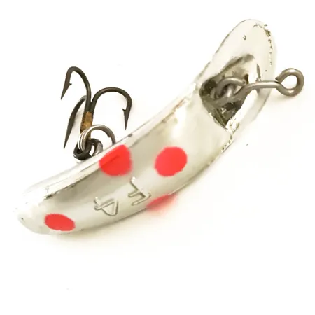 Yakima Bait FlatFish F4 UV Señuelo, Plata / Rojo, 1.7g, UV, #6360