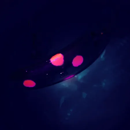 Yakima Bait FlatFish F4 UV Señuelo, Plata / Rojo, 1.7g, UV, #6360