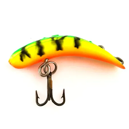 Yakima Bait FlatFish F4 UV Señuelo Cacea, Fire Tiger, 1,4g, UV, #6751