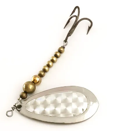 Luhr Jensen Mounti Cucharilla, Latón / Níquel, 10g, Patrón Cuadros, #6368