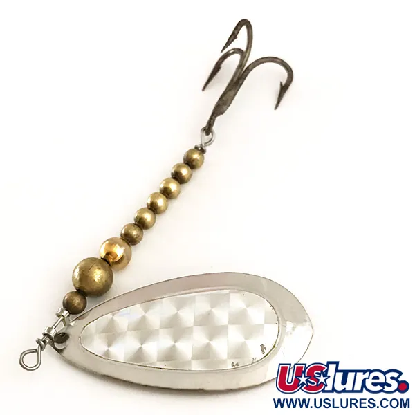 Luhr Jensen Mounti Cucharilla, Latón / Níquel, 10g, Patrón Cuadros, #6368