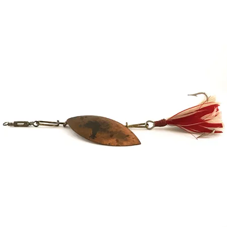G.M. Skinner Willow leaf spoon, Cobre/Rojo, 25g, Plumas, #6370