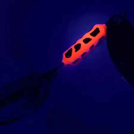 Worden’s Original Rooster Tail Cucharilla, Oro/Rojo UV, 3.5g, #6408