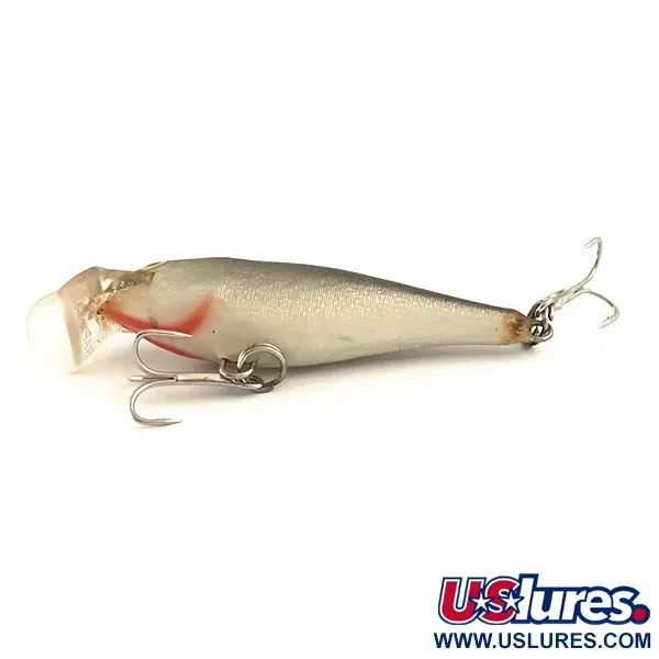 Rapala Shallow Shad Rap Señuelo, Plata, 5g, Madera Balsa, #6414