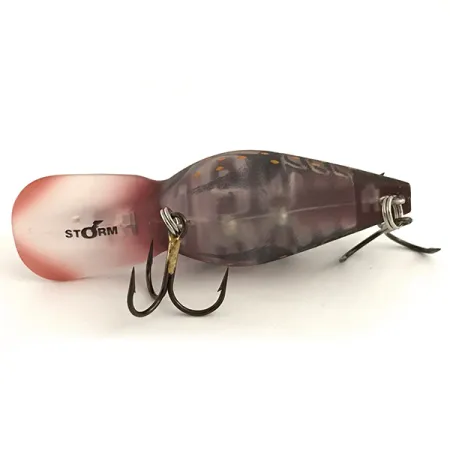 Storm Wiggle Wart Phantom Crankbait, Rojo Oscuro, 11g, Profundidad, #6416