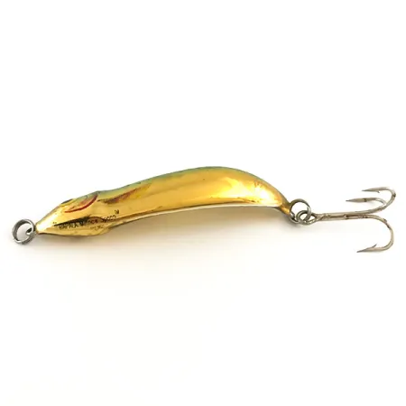 Cucharilla Rapala Minnow Spoon, Oro / Verde, 10g, Vintage, #6417