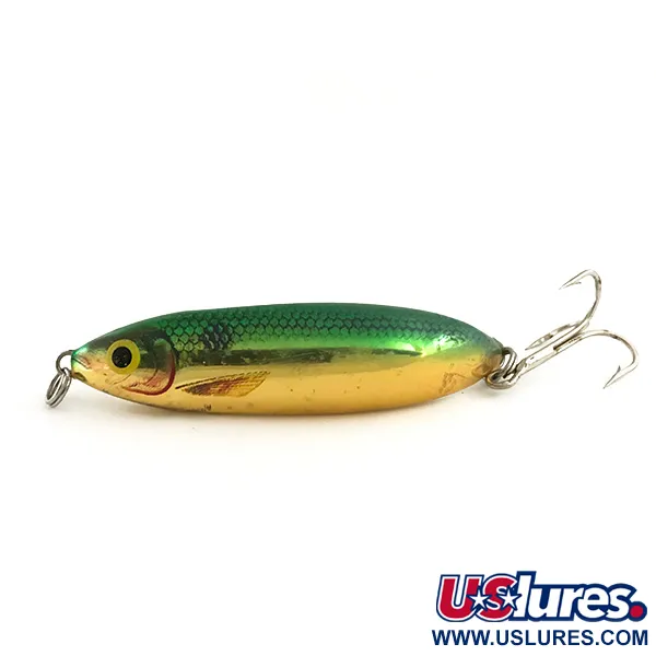 Cucharilla Rapala Minnow Spoon, Oro / Verde, 10g, Vintage, #6417
