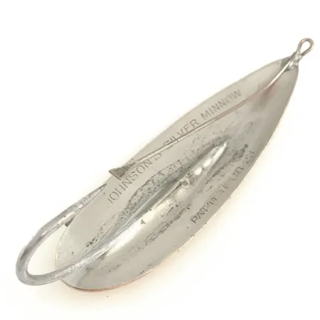 Cucharilla Johnson Silver Minnow anti-hierba, Cobre/Plata, 28g, #6432