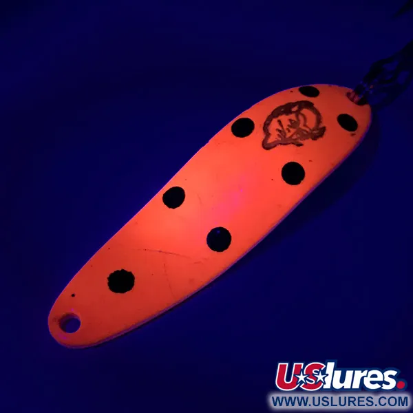 Dardevle Cop-E-Cat 7300 UV Cucharilla, Rojo/Negro/Níquel, 10g, UV, #6436