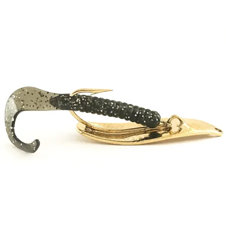 Mepps Timber Doodle 1 Cucharilla, Oro/Negro, 12g, Antienredos, #6441