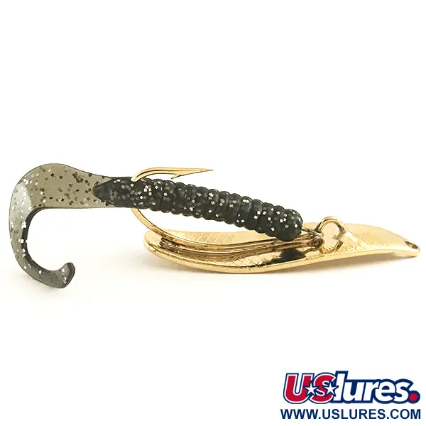 Mepps Timber Doodle 1 Cucharilla, Oro/Negro, 12g, Antienredos, #6441