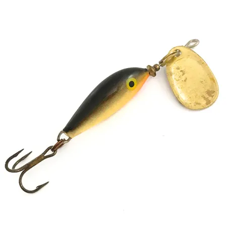 Blue Fox Vibrax Minnow Spin 1 Cucharilla, Oro, 4g, Cuerpo Balsa, #6446