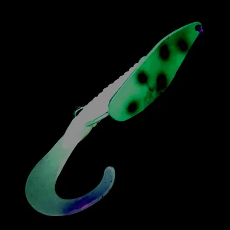 Mepps Timber Doodle 0 UV Cucharilla, Frog/Gold UV, 8g, Antialga, #6447