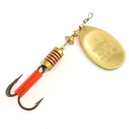 Mepps Aglia 3 Fluo UV Cucharilla, Fluo Tiger, 7g, UV-reactivo, #6456