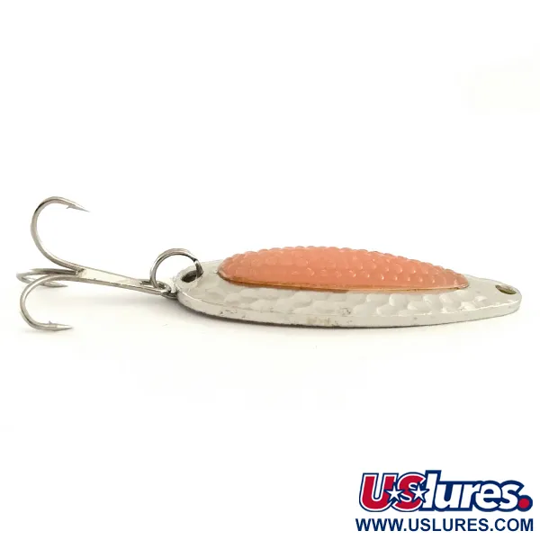 Nebco Pixee Cucharilla, Níquel Martilleado / Marrón, 14g, Latón, #6462