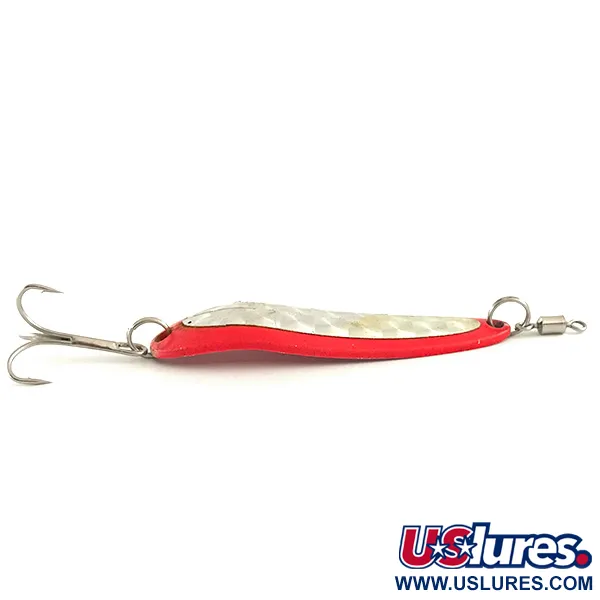 Luhr Jensen Krocodile Die #4 Cucharilla, Rojo / Holograma, 14g, #6468