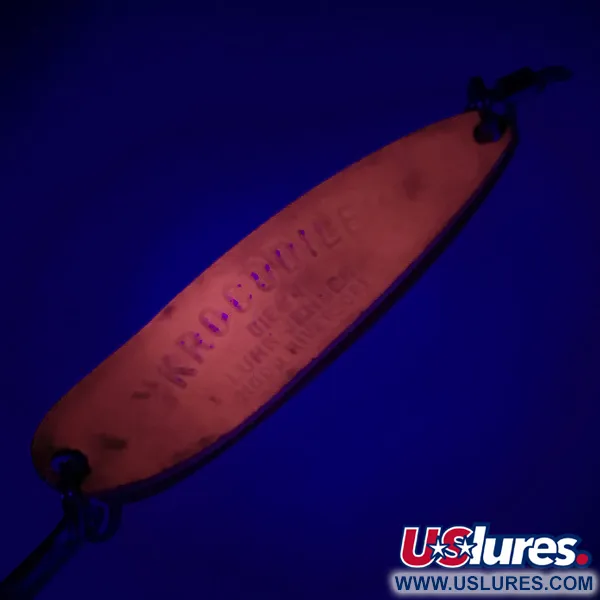 Luhr Jensen Krocodile Die #4 Cucharilla, Rojo / Holograma, 14g, #6468