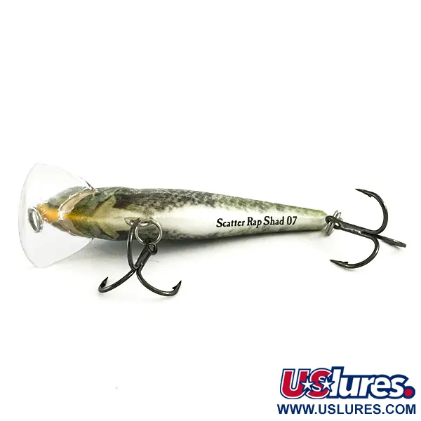Señuelo Rapala Scatter Rap Shad SCRS07, BGL Live Bluegill, 7g, #6475