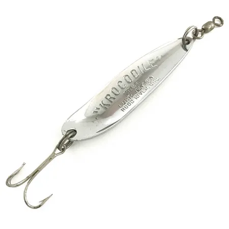 Luhr Jensen Krocodile Die #4 Cucharilla, Níquel/Verde, 14g, Lance, #6490