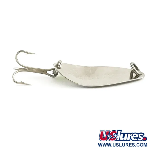 Cucharilla Little Cleo UV, Níquel / Verde, 1.8g, Brillo UV, #6499