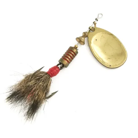 Mepps Aglia 3 dressed Cucharilla, Oro / Rojo, 7,3g, Cola ardilla, #6509