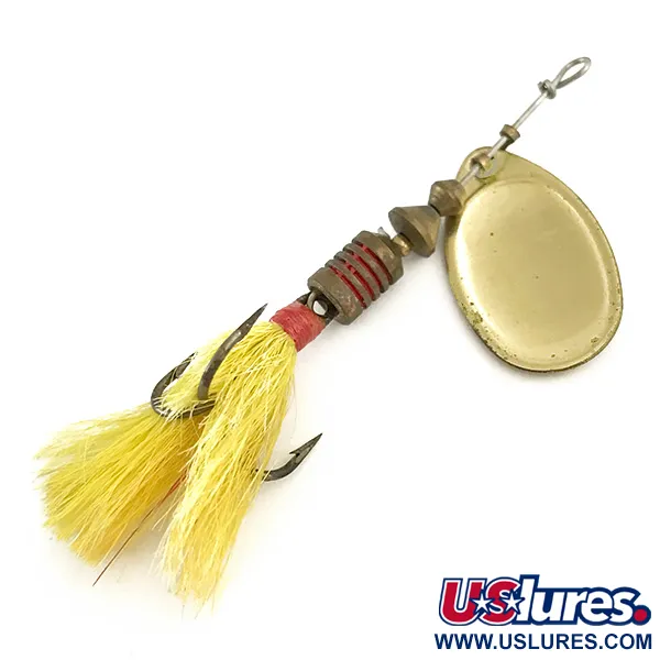 Mepps Aglia 2 dressed Cucharilla, Trucha fario, 4.5g, Pala oro, #6529