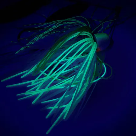 Strike King KVD Spinnerbait, Amarillo/Blanco/Gris, 18g, Falda Glow, #6531