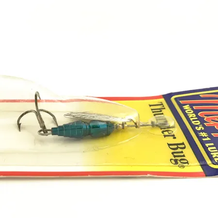 Mepps Thunder Bug Cucharilla, Oro / Azul, 4g, Alas Nervadas, #6535