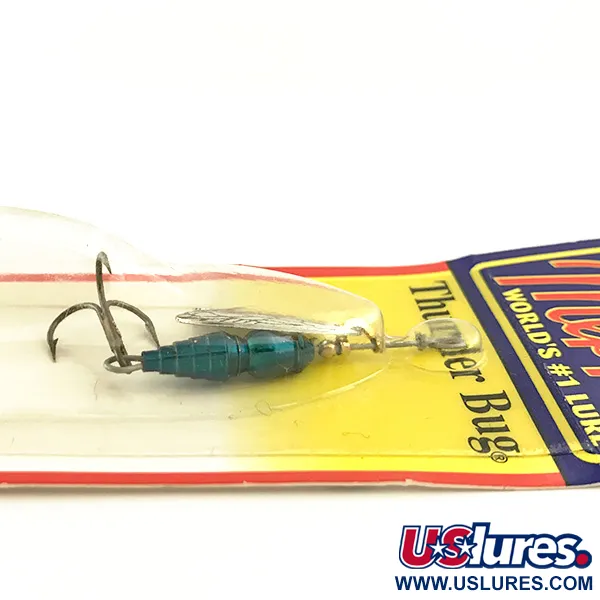 Mepps Thunder Bug Cucharilla, Oro / Azul, 4g, Alas Nervadas, #6535