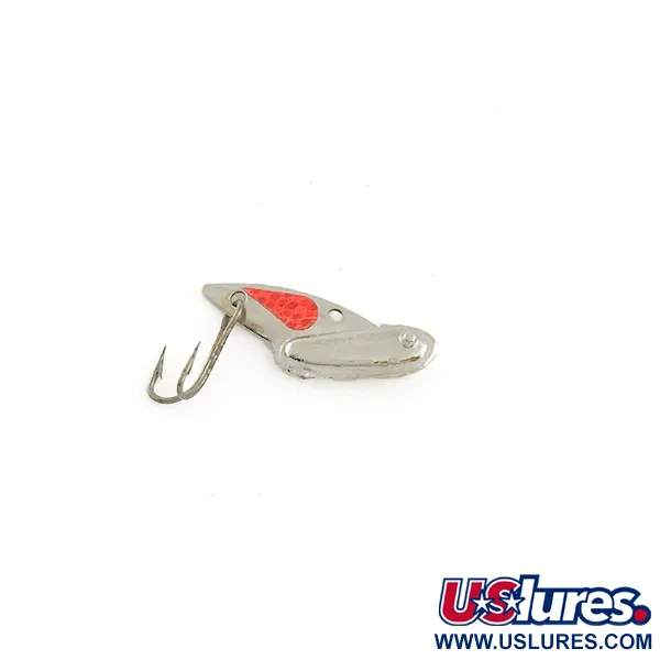Reef Runner Cicada Blade Bait, Níquel / Rojo, 1.2g, Vertical, #6540