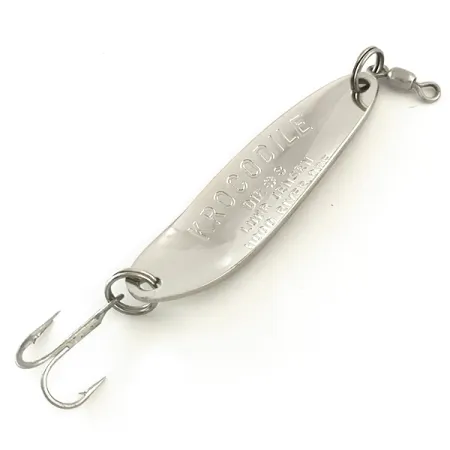 Luhr Jensen Krocodile Die #3 Cucharilla, Níquel/Gold-Holo, 10g, #6543