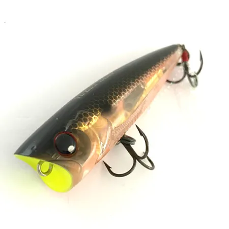 Yo-ZURI 3DB Popper, Oro/Negro, 10g, Prisma 3D, #6570