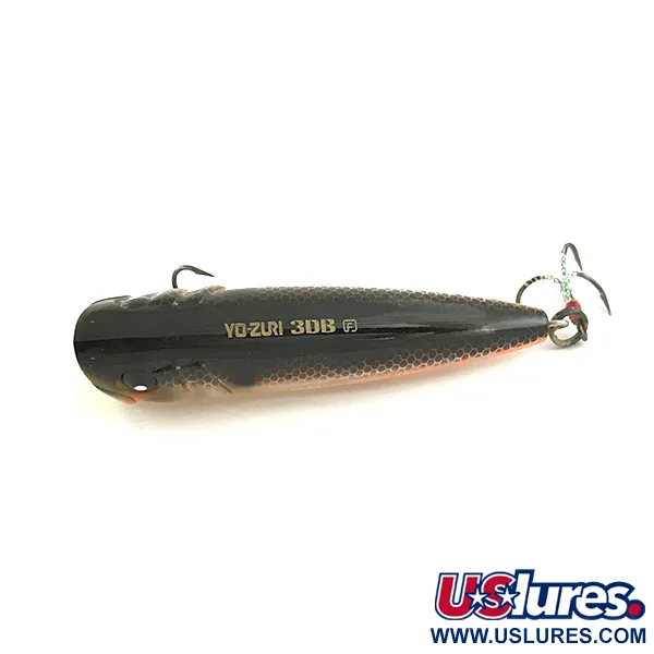 Yo-ZURI 3DB Popper, Oro/Negro, 10g, Prisma 3D, #6570
